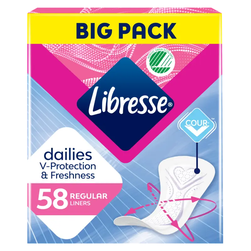 Libresse Dailies regular inlegkruisjes big pack