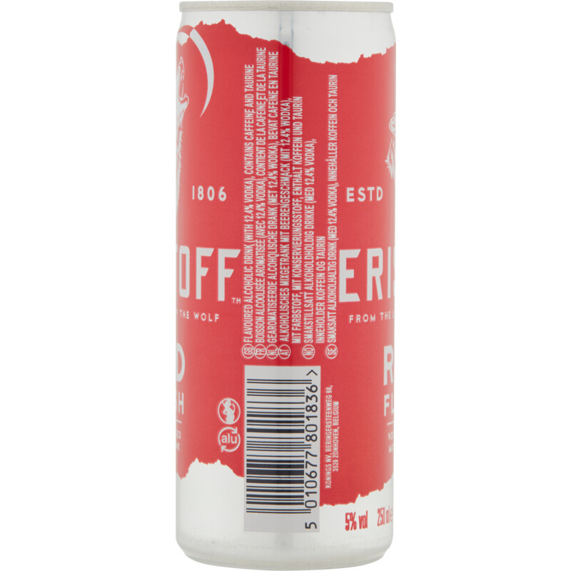 Een afbeelding van Eristoff Red flash bel