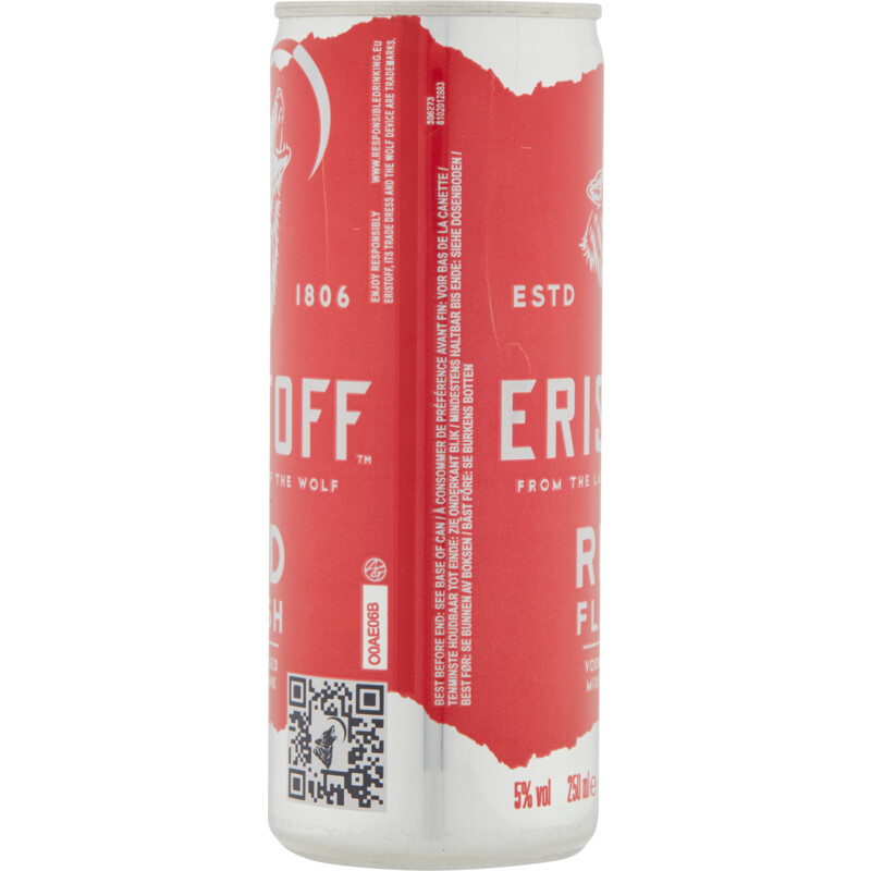Een afbeelding van Eristoff Red flash bel