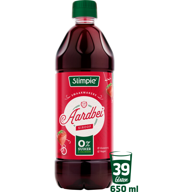 Aardbei siroop 0% suiker - 5144