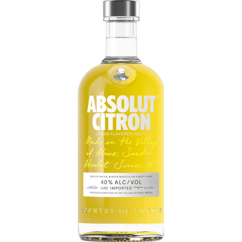 Een afbeelding van Absolut Citron flavored vodka
