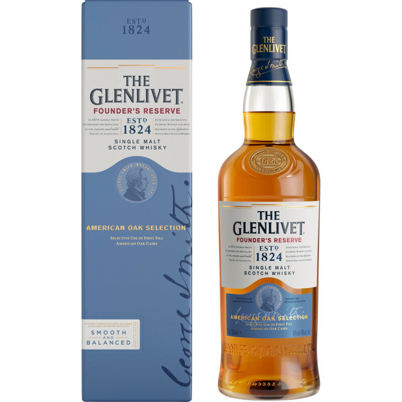Een afbeelding van The Glenlivet Founder's Reserve ESTD 1824
