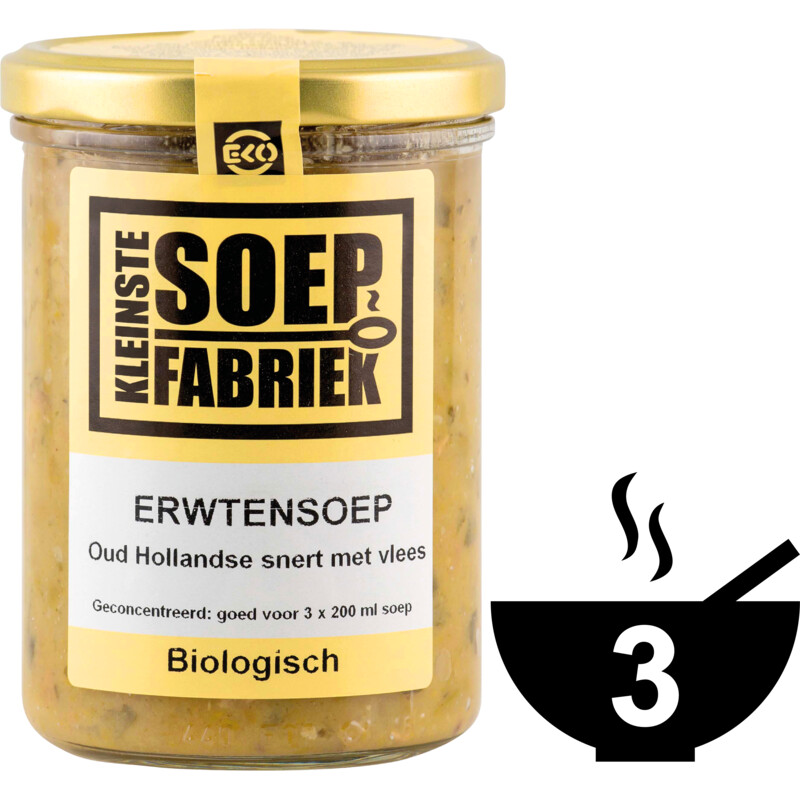 Een afbeelding van Kleinste Soepfabriek Erwtensoep biologisch