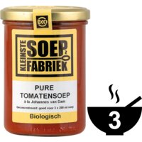 Een afbeelding van Kleinste Soepfabriek Pure tomaten soep biologisch