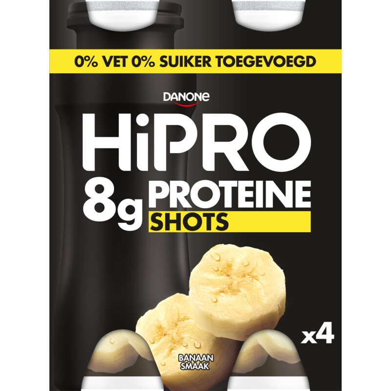 Een afbeelding van HiPRO Protein shots banaan