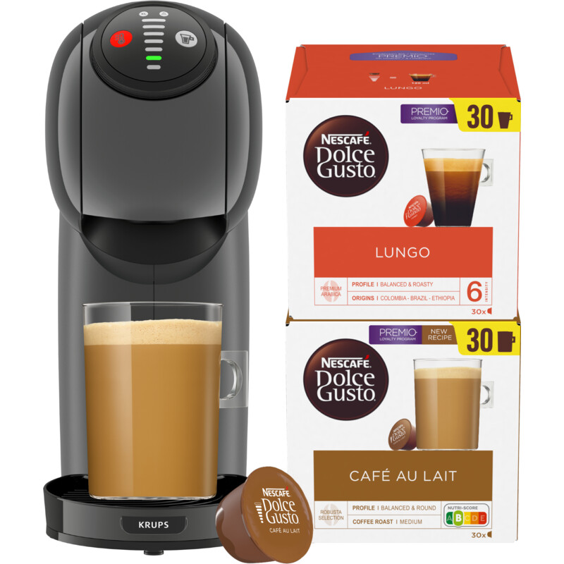 Krups Dolce gusto genio s basic antraciet bestellen Albert Heijn
