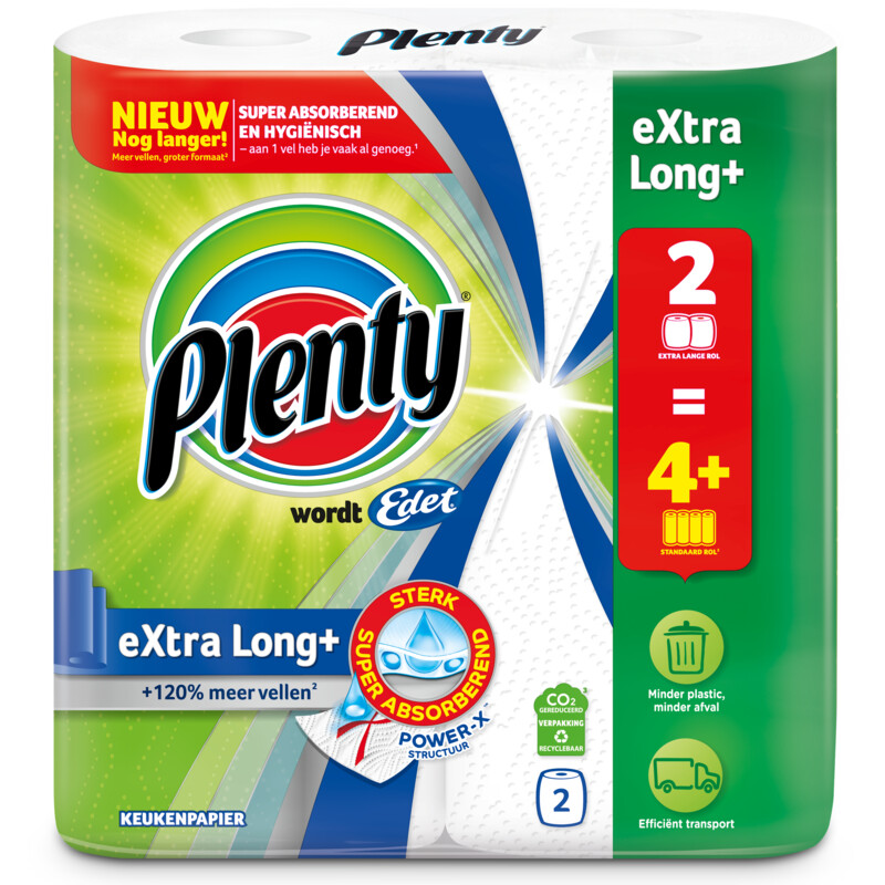 Een afbeelding van Plenty Extra long keukenpapier