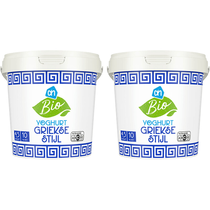 Een afbeelding van AH Biologisch Griekse Yoghurt 2-pack