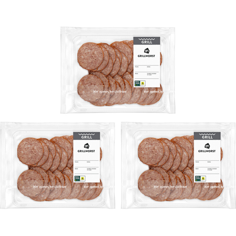 Een afbeelding van AH Grillworst 3-pack