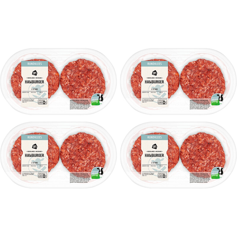 Een afbeelding van AH Hamburger 4-pack