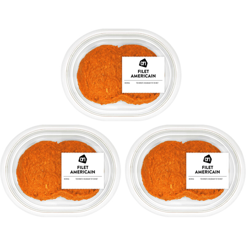Een afbeelding van AH Filet americain 3-pack