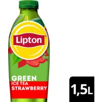 Een afbeelding van Lipton Ice tea green strawberry