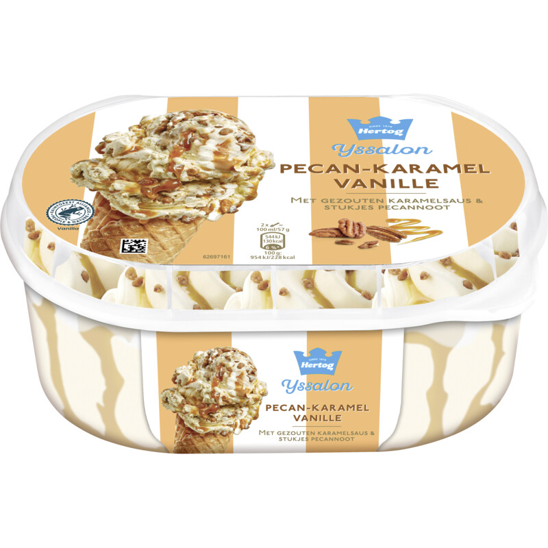 Een afbeelding van Hertog Ijssalon pecan-karamel vanille