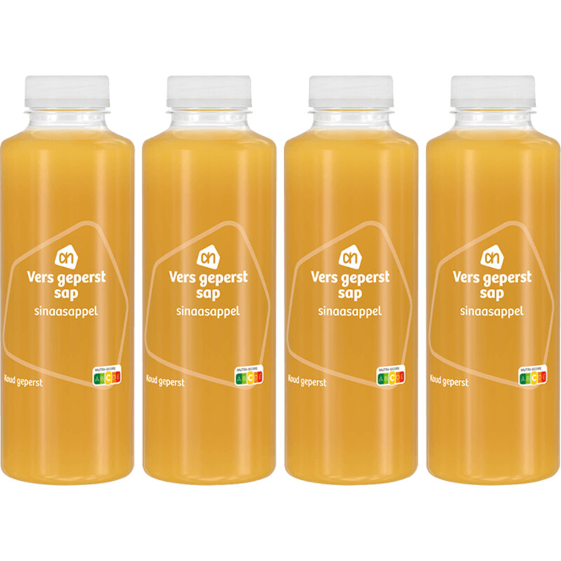 Een afbeelding van AH Vers sap sinaasappel 4-pack