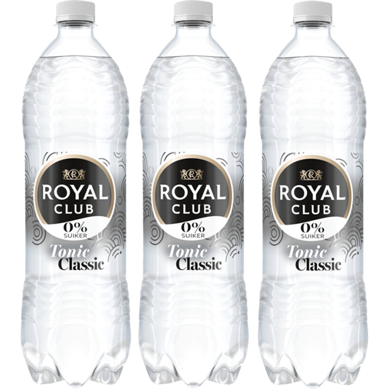 Een afbeelding van Royal Club Tonic 0% suiker 1L 3-pack