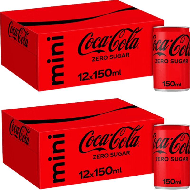 Een afbeelding van Coca-Cola Zero Sugar 24 x 150ml