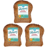 Een afbeelding van AH Glutenvrij Brood donker meerzaden half 3-pack