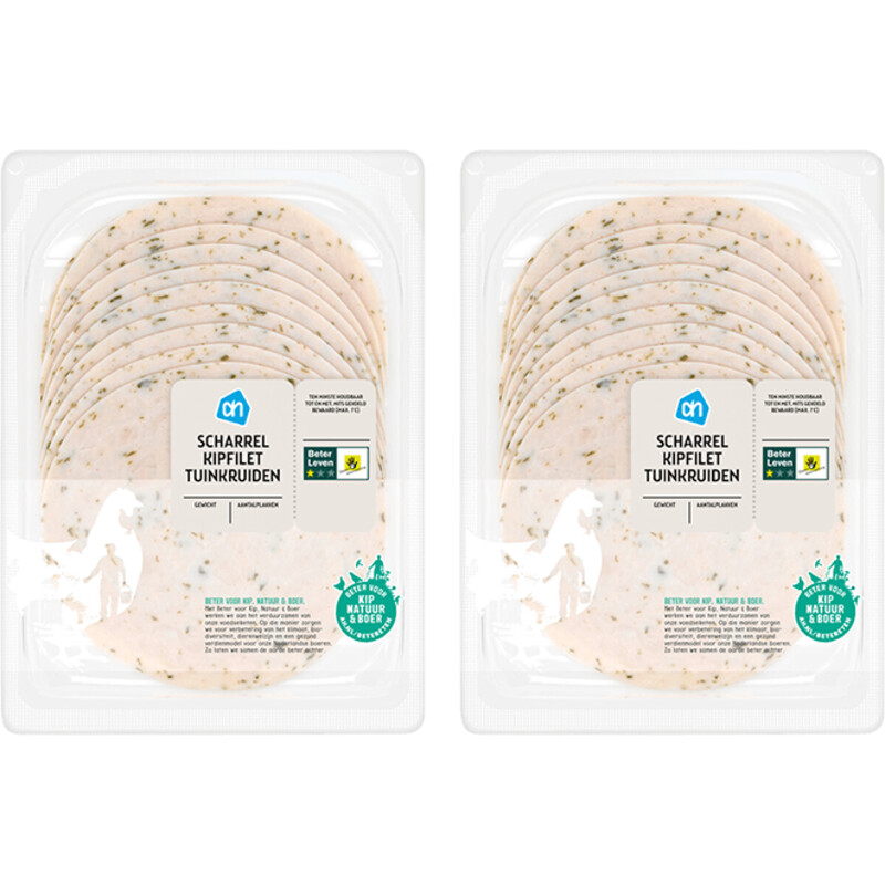 Een afbeelding van AH Scharrel kipfilet tuinkruiden 2-pack