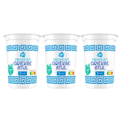 pdp-image-AH Yoghurt Griekse stijl 5% vet 3-pack