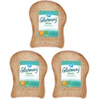 Een afbeelding van AH Glutenvrij Brood bruin half 3-pack