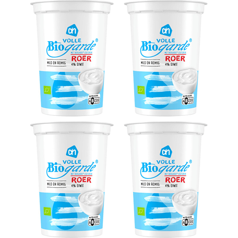 Een afbeelding van AH Volle biogarde roer 4-pack
