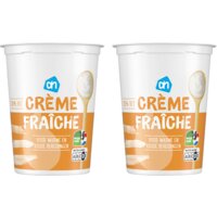 Een afbeelding van AH Creme fraiche 30% vet 2-pack