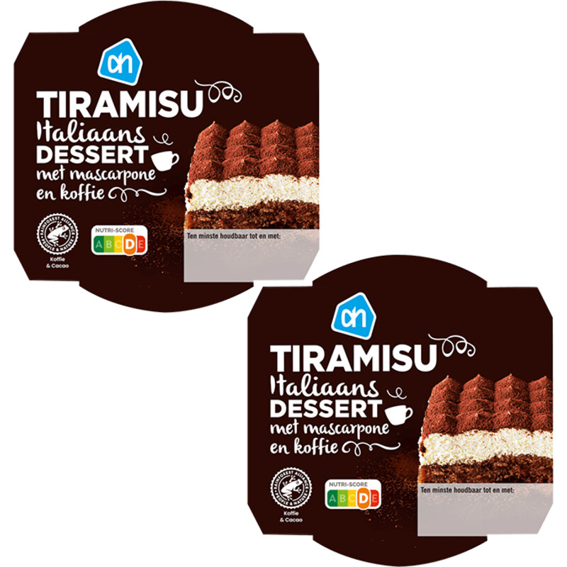Een afbeelding van AH Tiramisu 2-pack