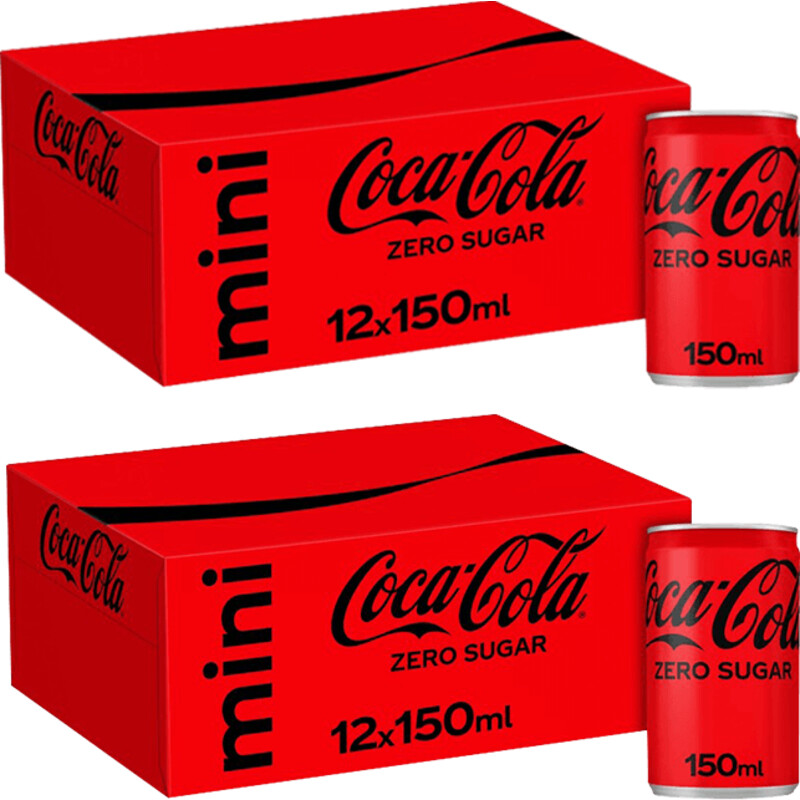Een afbeelding van Coca-Cola Zero Sugar 24 x 150ml