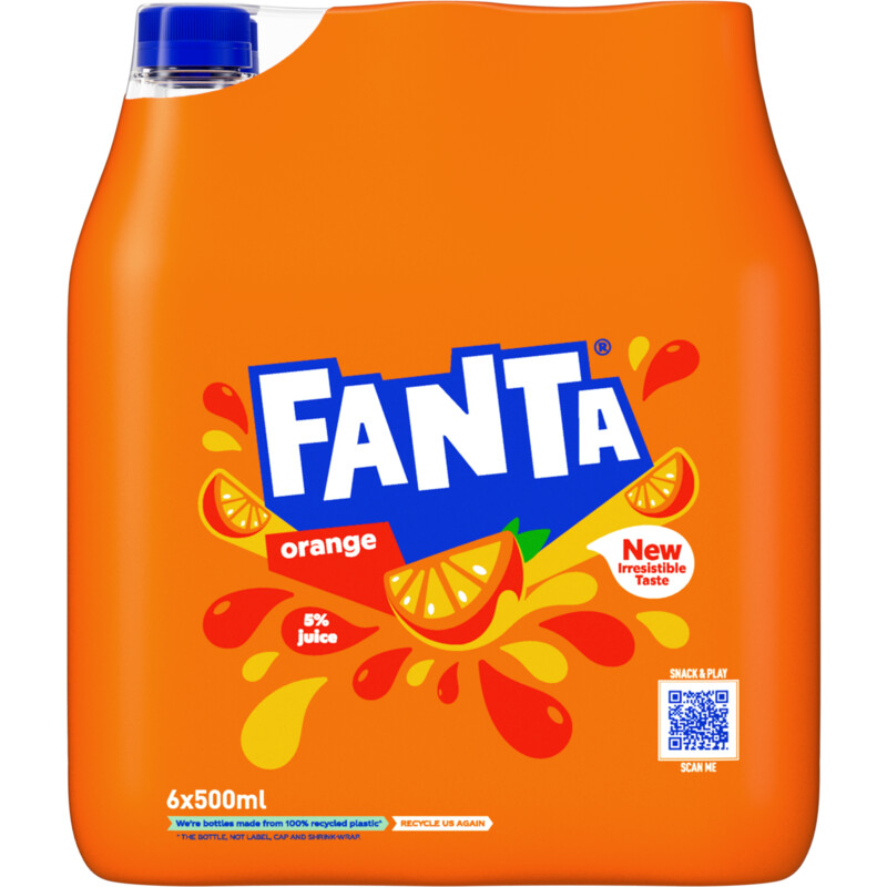 Een afbeelding van Fanta Orange 6 pack bel