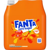 Een afbeelding van Fanta Orange zero 6fl BEL