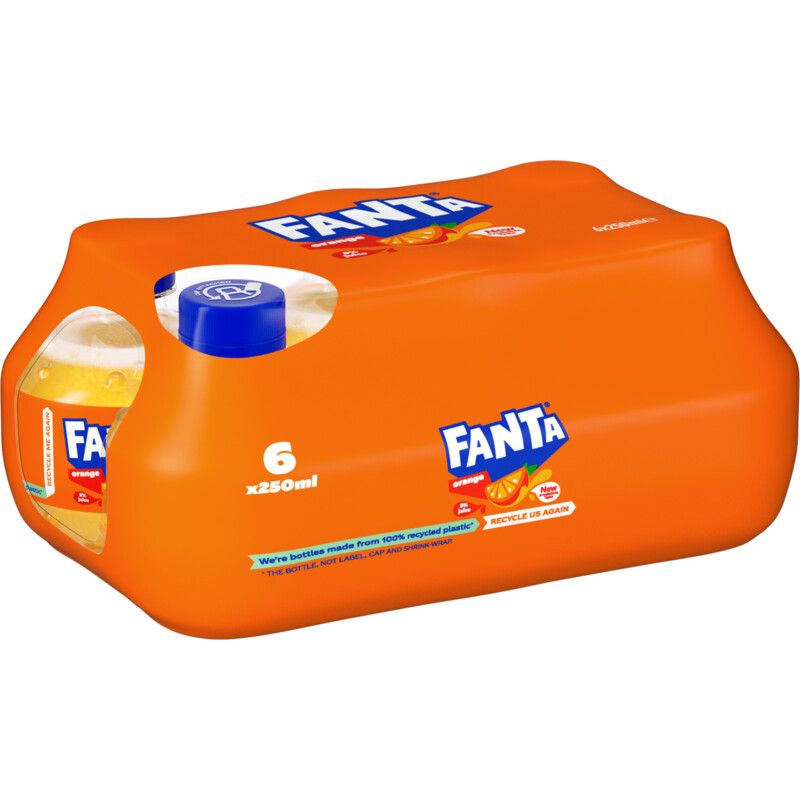 Een afbeelding van Fanta Sinaas ball 6-pack bel