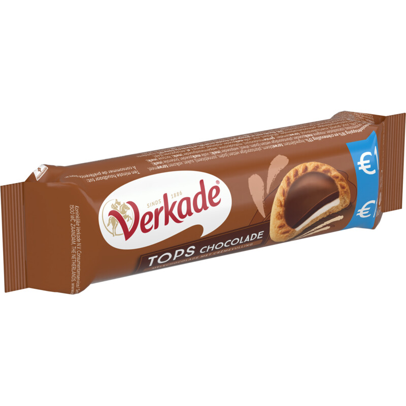 Een afbeelding van Verkade Tops chocolade
