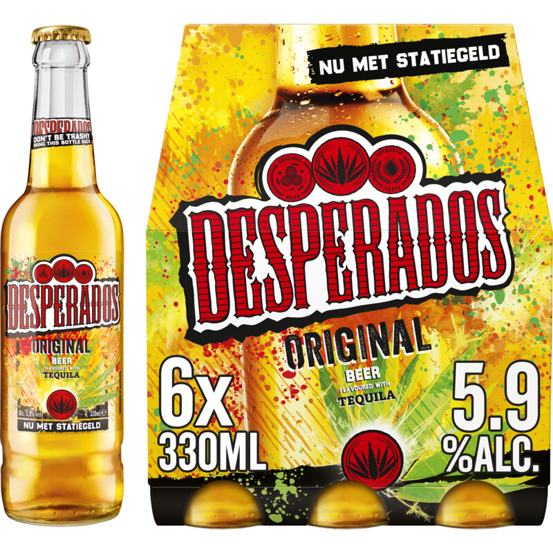 Een afbeelding van Desperados Original bier 6-pack