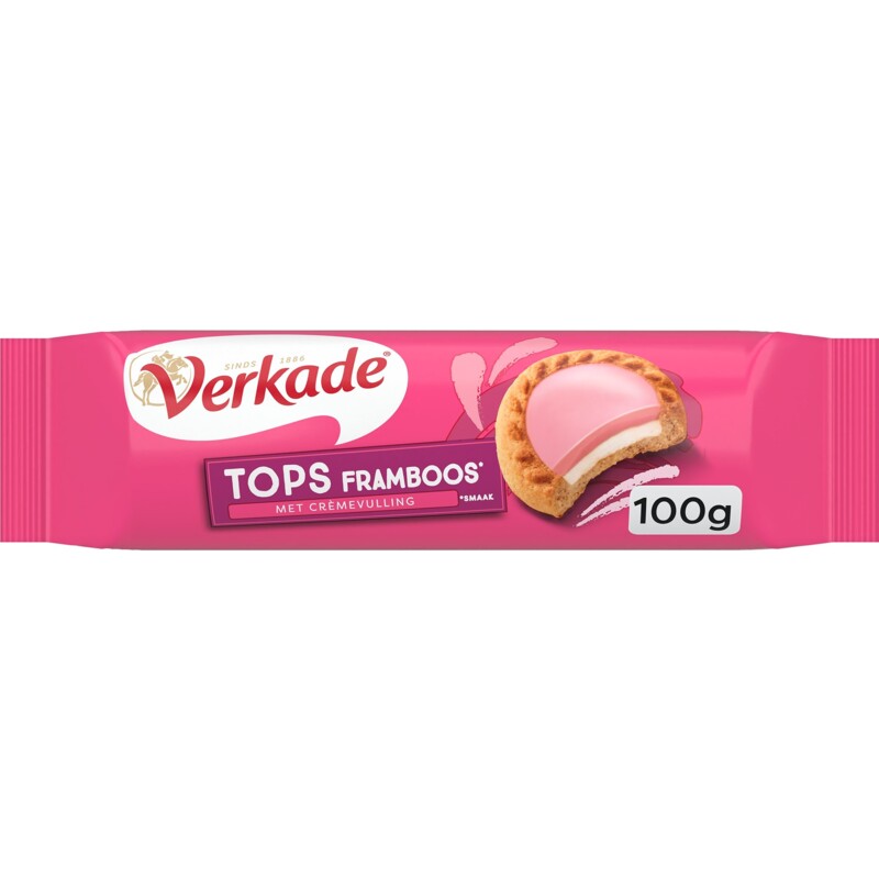 Een afbeelding van Verkade Tops framboos