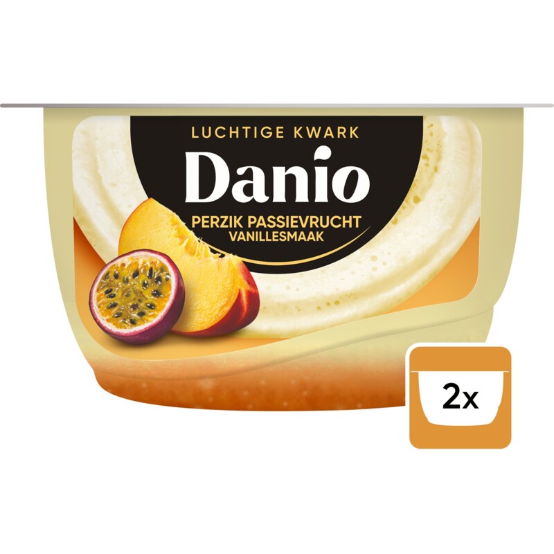 Een afbeelding van Danio Luchtige kwark perzik passievrucht