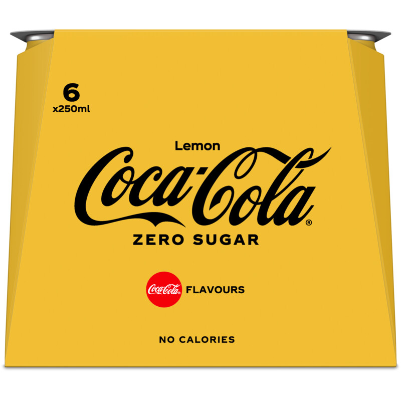 Een afbeelding van Coca-Cola Coca Cola Zero Lemon 6pack BEL