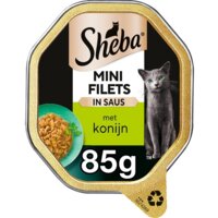 Een afbeelding van Sheba Mini filets in saus konijn & wild