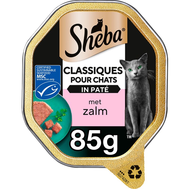 Een afbeelding van Sheba Classics pat met zalm