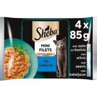 Een afbeelding van Sheba Mini filets in saus vis klein
