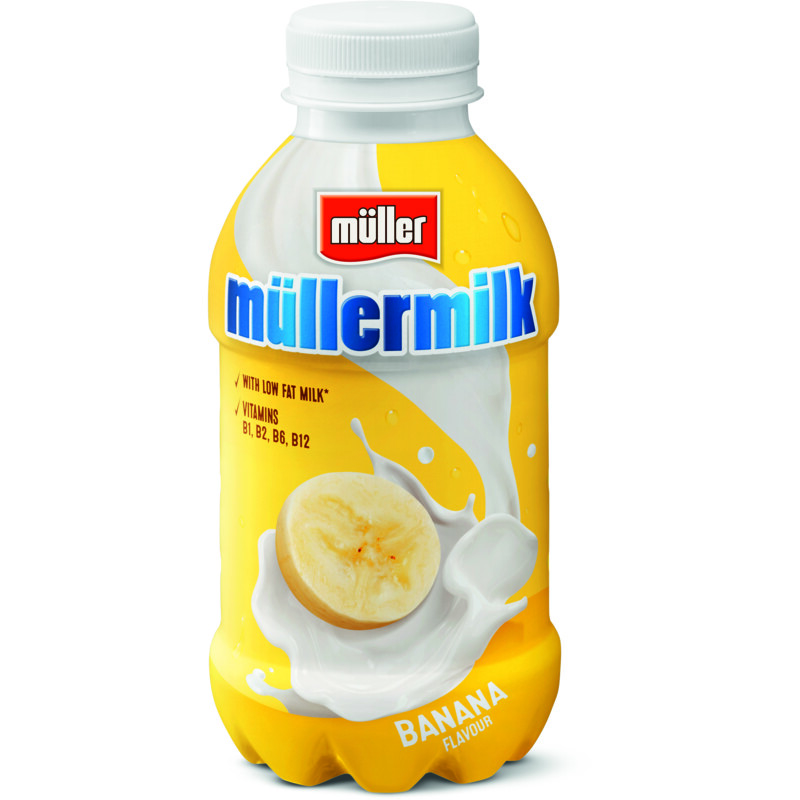 Een afbeelding van Müller Mullermilk banaan smaak
