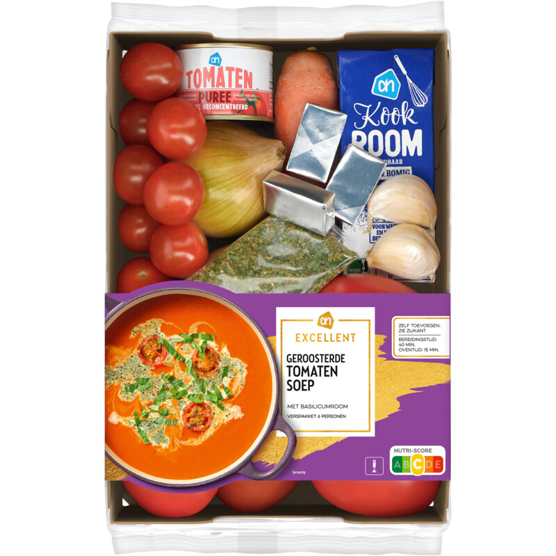 Een afbeelding van AH Excellent Geroosterde tomatensoep verspakket