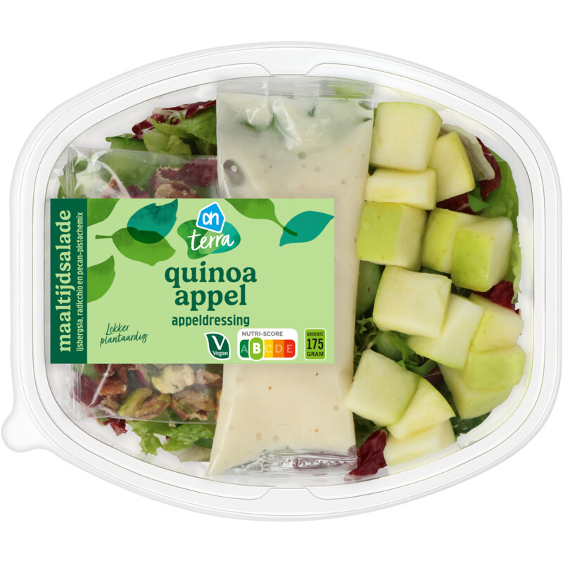 Een afbeelding van AH Terra Plantaardige maaltijdsalade quinoa appel