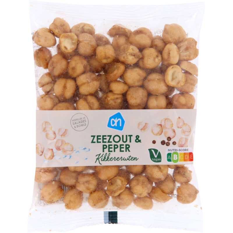 Een afbeelding van AH Zeezout & peper kikkererwten