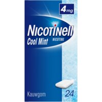 Een afbeelding van Nicotinell Cool mint nicotine kauwgom 4mg