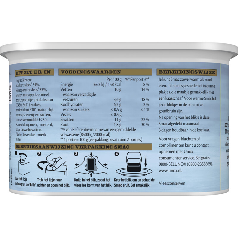 Een afbeelding van Unox Smac mager
