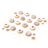 Een afbeelding van AH Excellent Kerst crème koekjes vanillesmaak