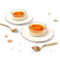 Een afbeelding van AH Crème brulée met karamel vlokken