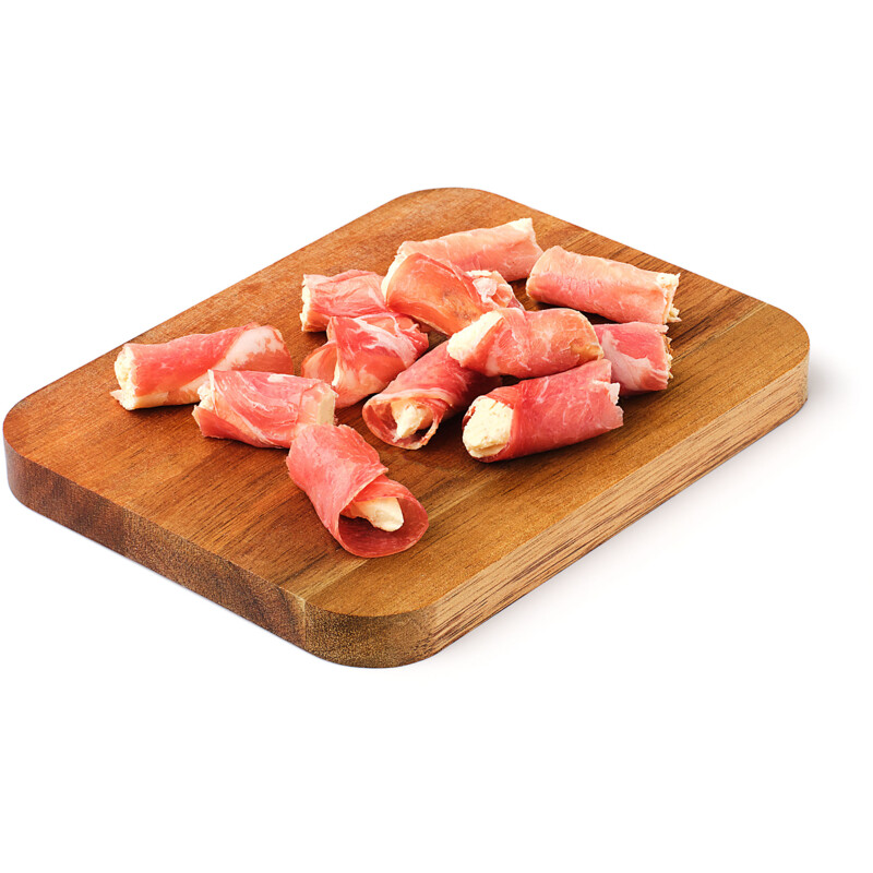 Een afbeelding van AH Coppa rolletjes met roomkaas en vijg