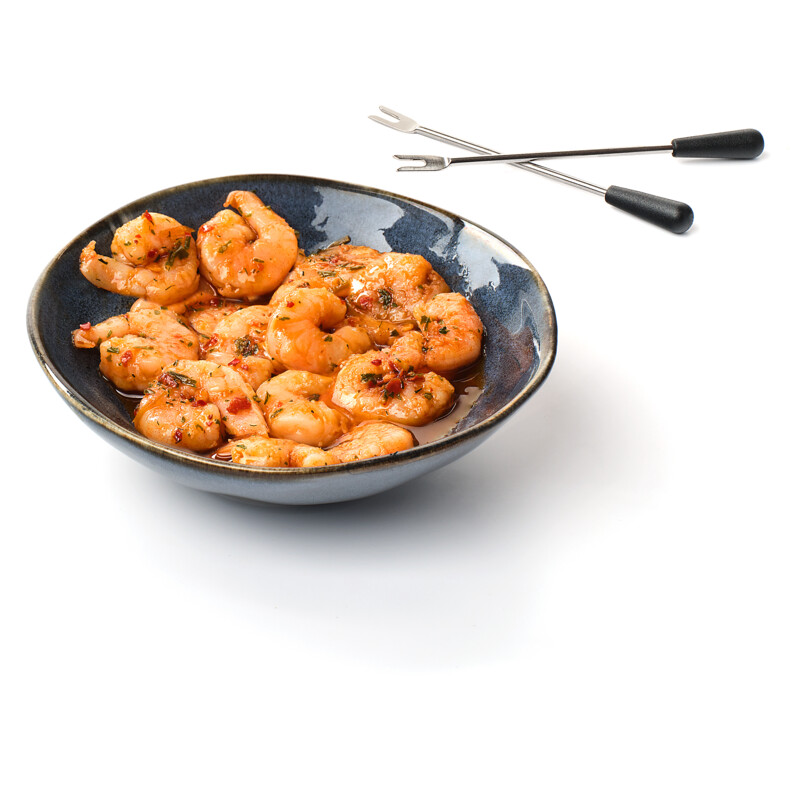 Een afbeelding van AH Garnalen in chili olie