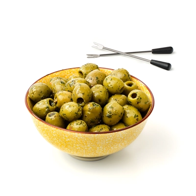 pdp-image-AH Groene olijven met basilicum